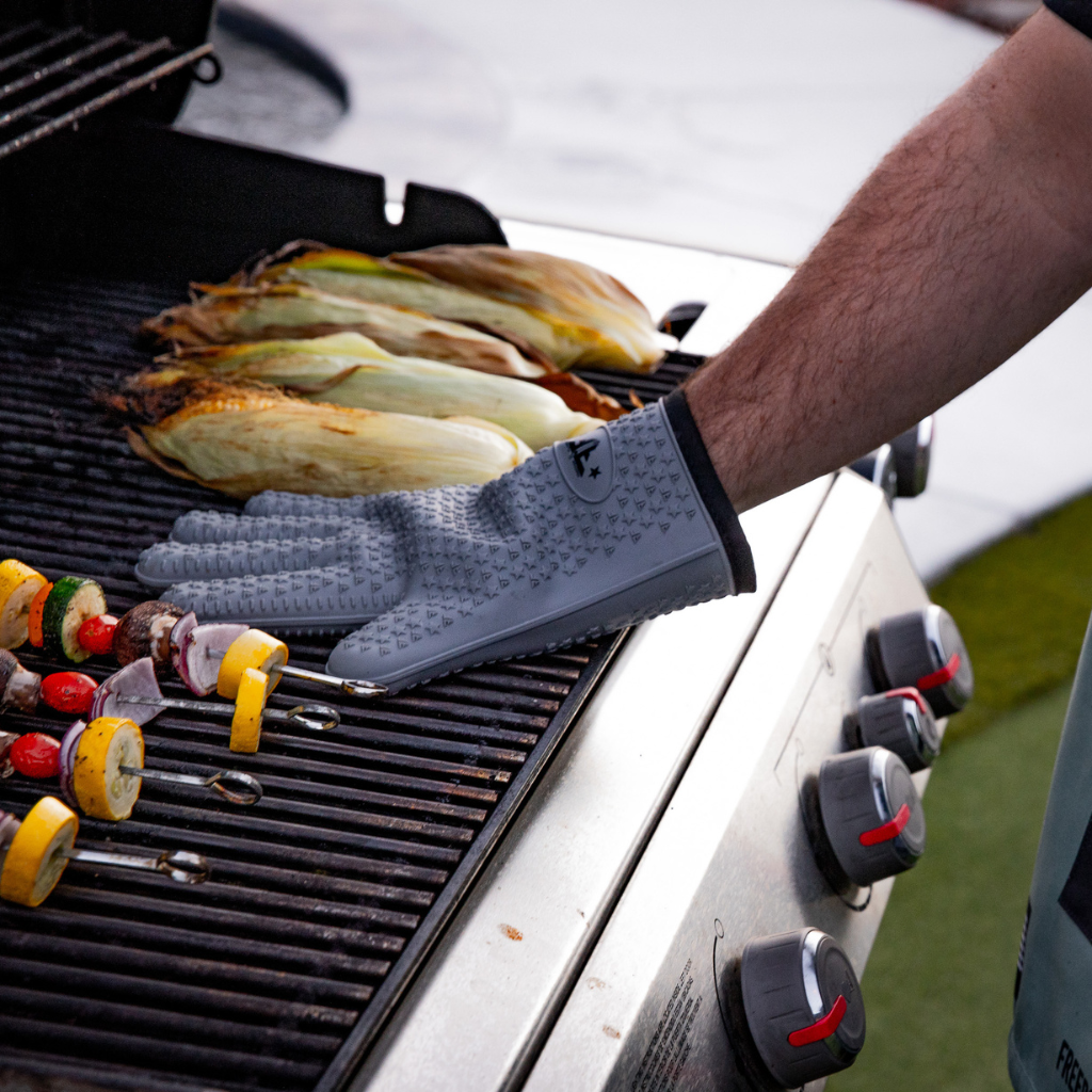 Grey BBQ Gloves