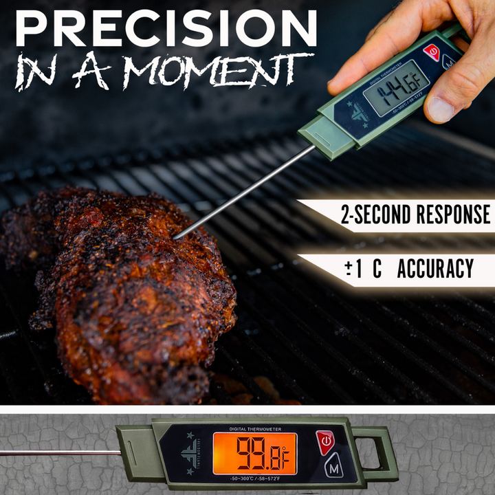 BBQ Bayonet - OD Green Thermometer