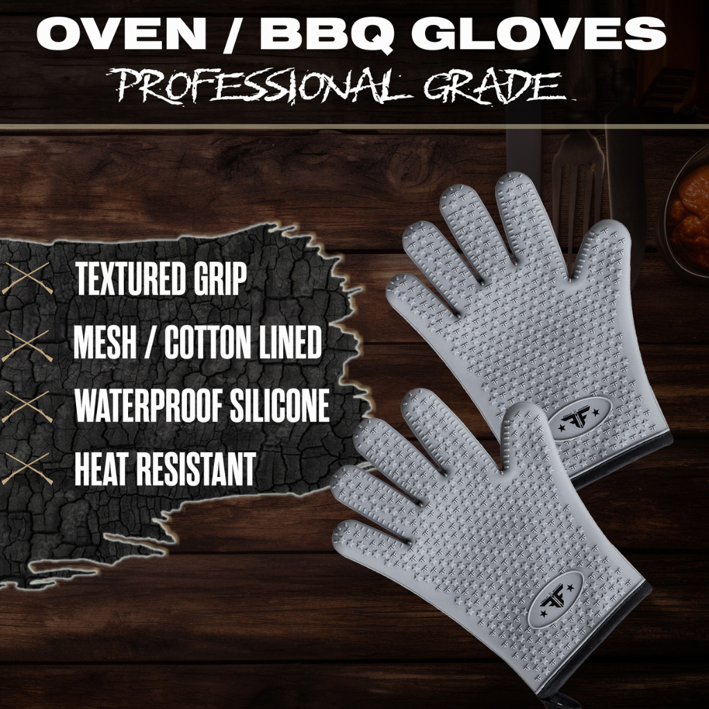 Grey BBQ Gloves