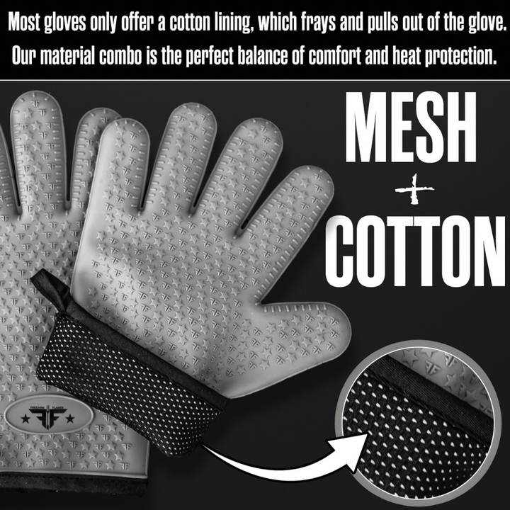 Grey BBQ Gloves